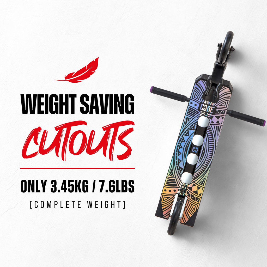 CORE CL1 Complete Stunt Scooter - Black/Neo LE