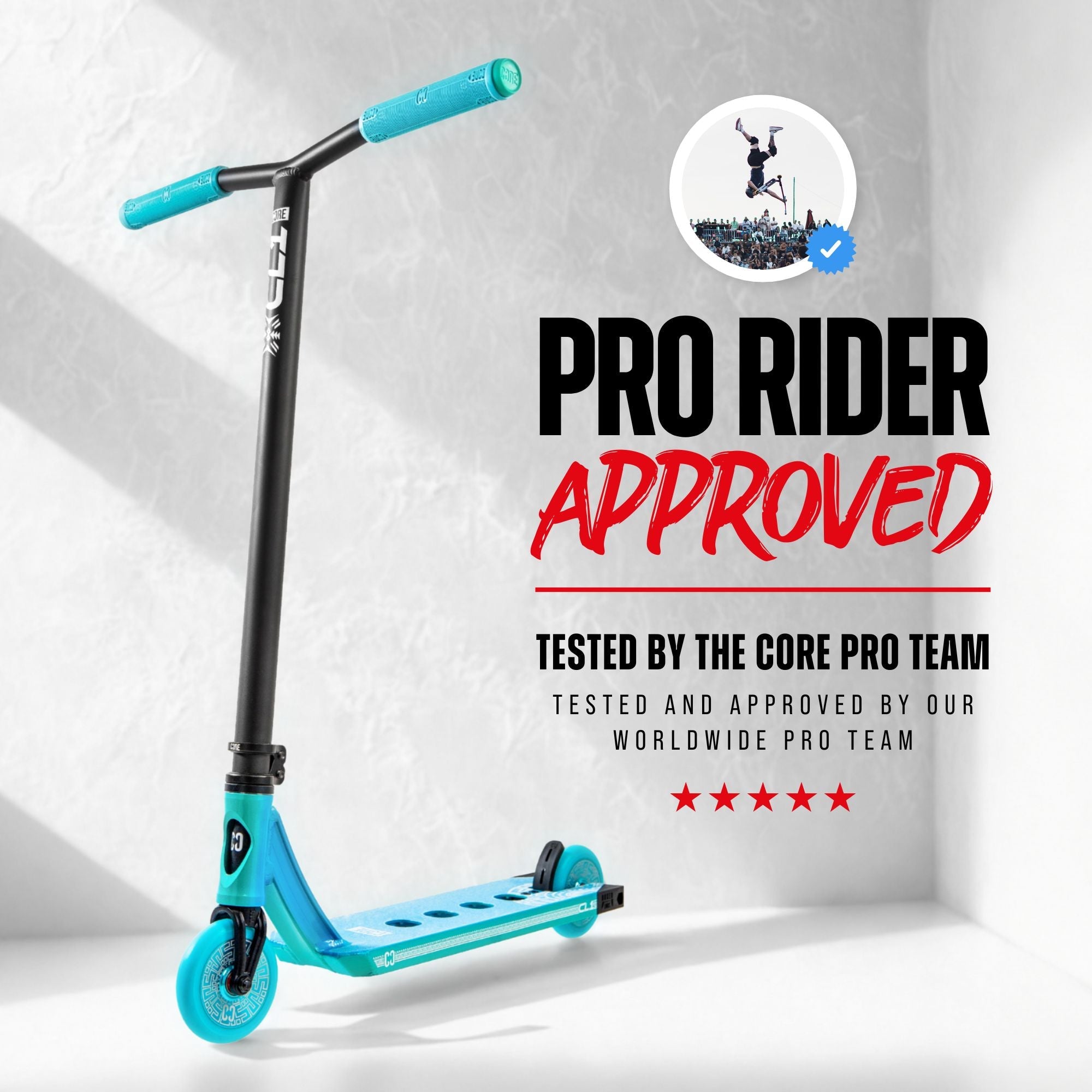 CORE CL1 Complete Stunt Scooter - Turtlesent