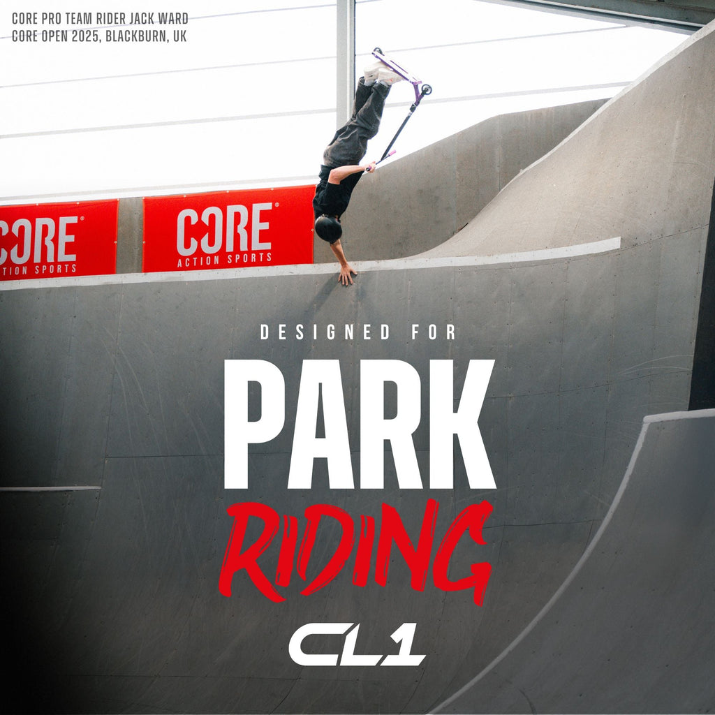 CORE CL1 Complete Stunt Scooter - Black/Neo LE