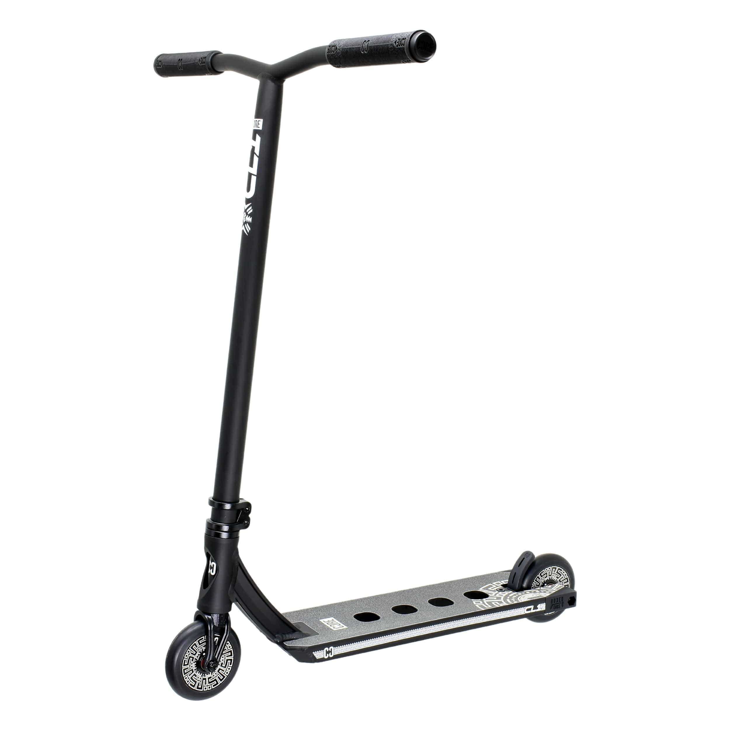 CORE CL1 Complete Stunt Scooter Black I Adult Stunt Scooter Side Front View