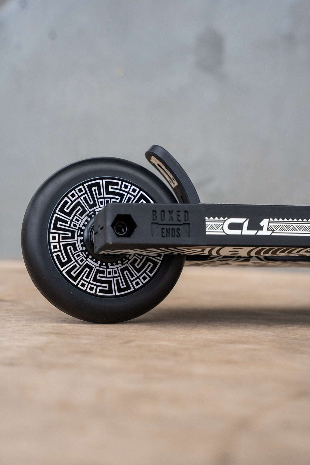 CORE CL1 Complete Stunt Scooter Black I Adult Stunt Scooter Back Wheel Side