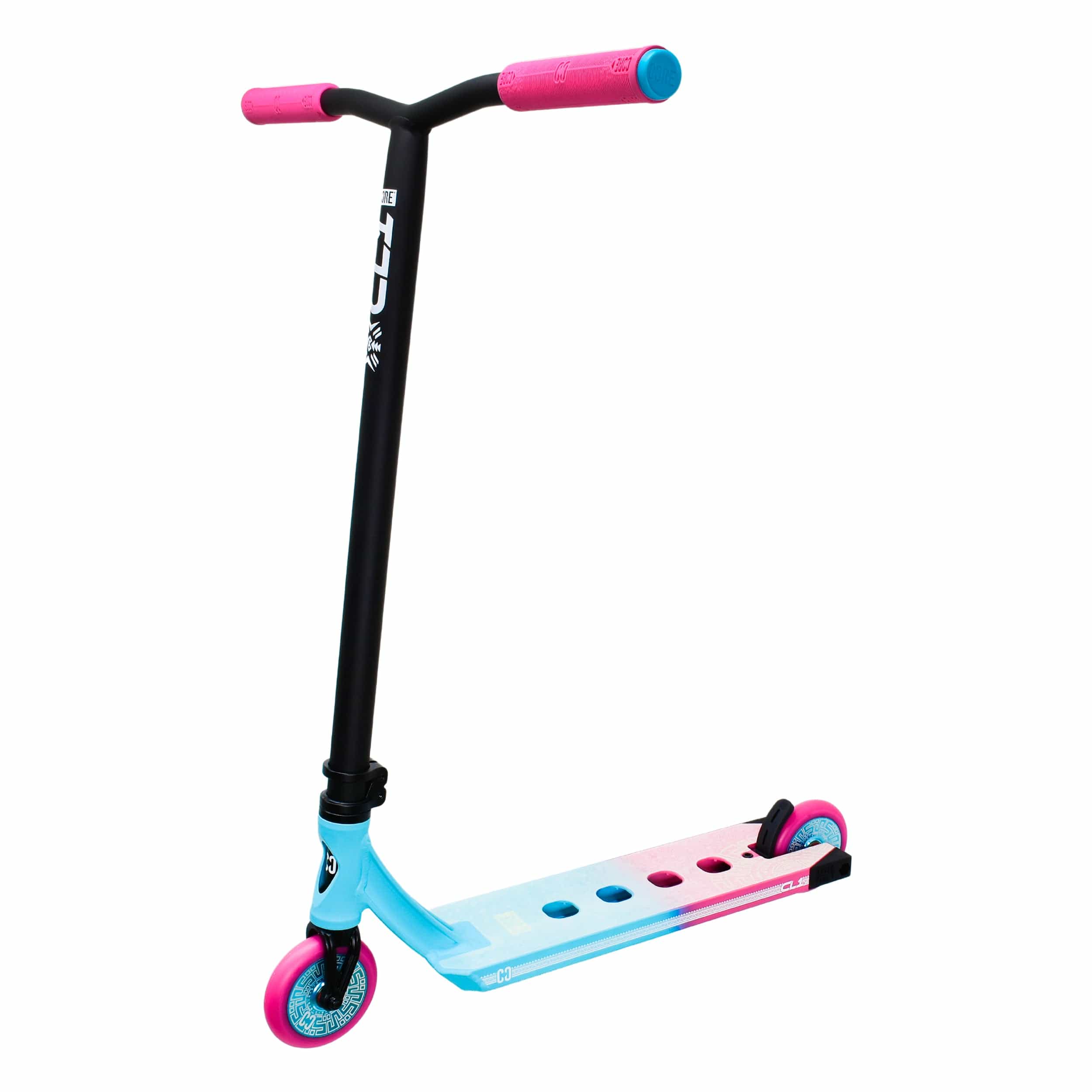 CORE CL1 Complete Stunt Scooter Pink & Teal I Adult Stunt Scooter Side Alternate Side