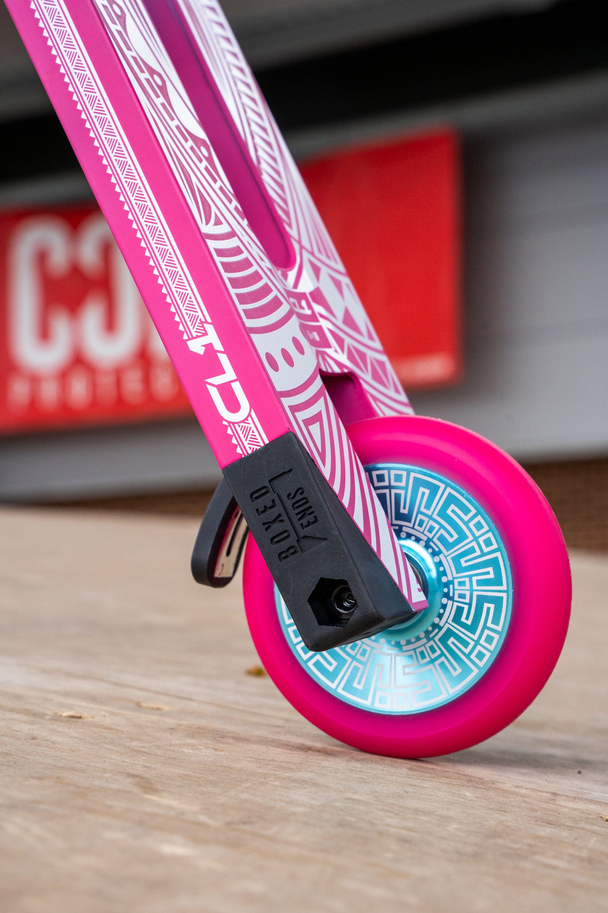 CORE CL1 Complete Stunt Scooter Pink & Teal I Adult Stunt Scooter Skatepark